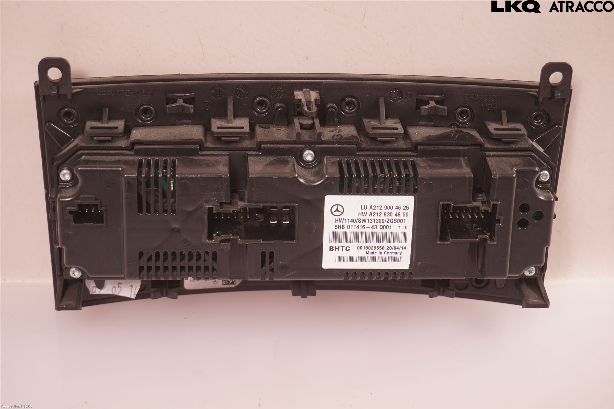 Mercedes-Benz MB E-KLASS (W212) 09-16 Varme Ac Betjening-Display