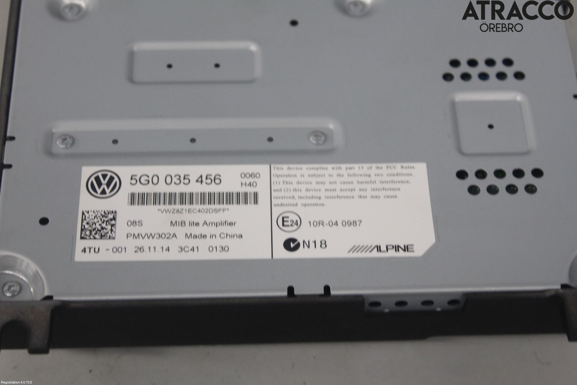Volkswagen VW GOLF / E-GOLF VII 13-20 Stereo Forsterker
