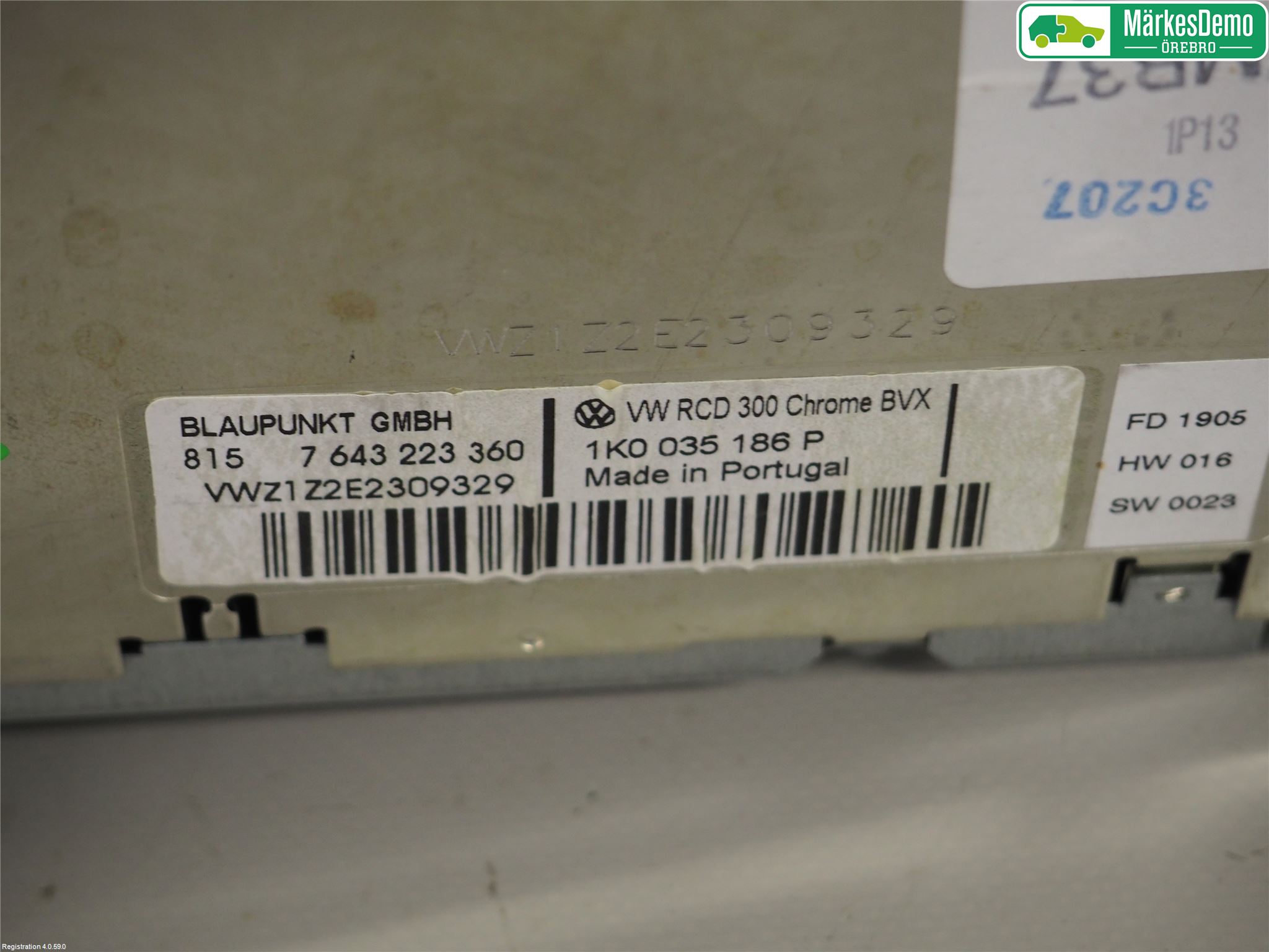 Volkswagen VW GOLF V 04-09 Stereo Radio