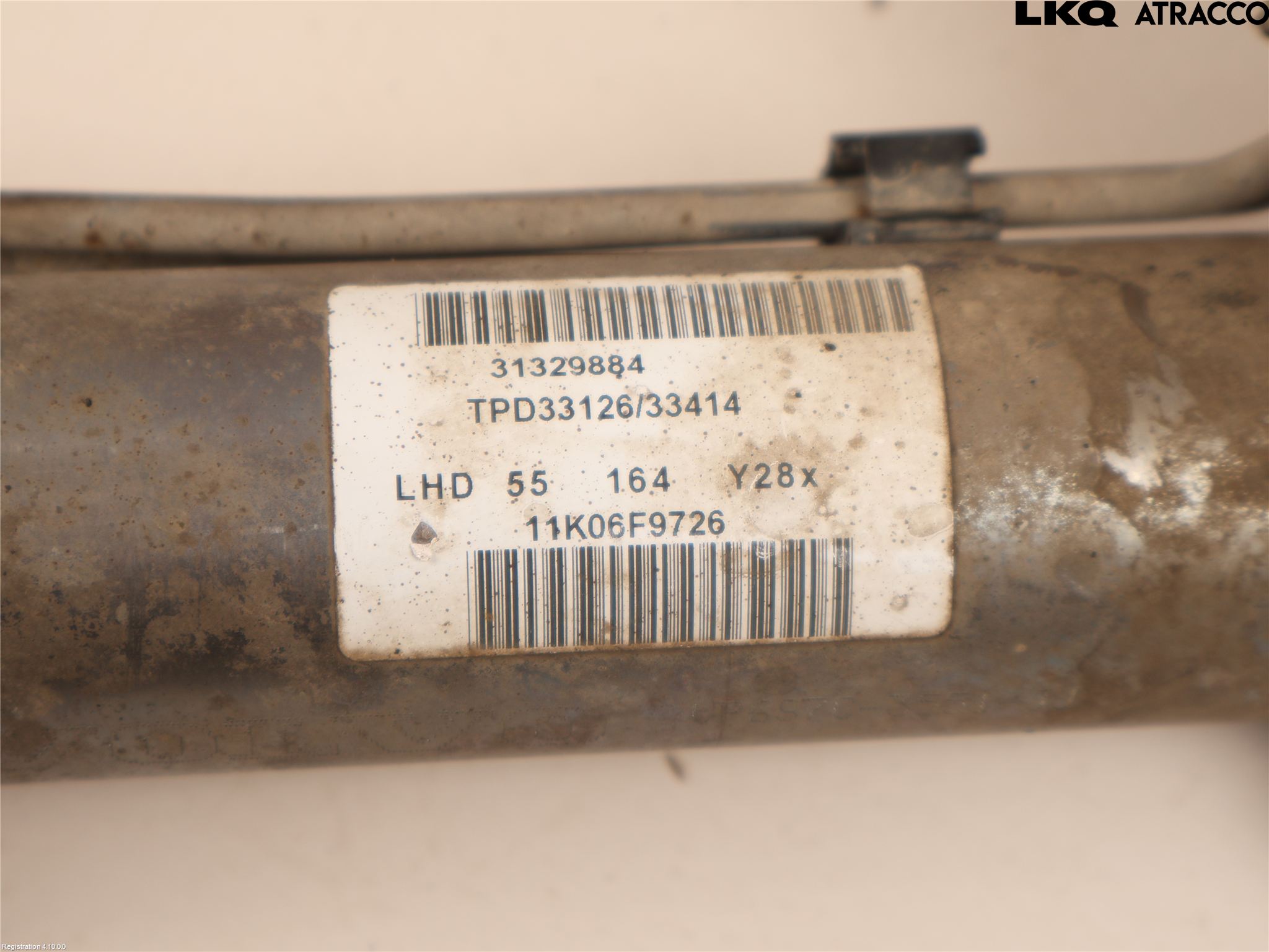 Volvo V70 08-13 Servo Snekke - Tannstang