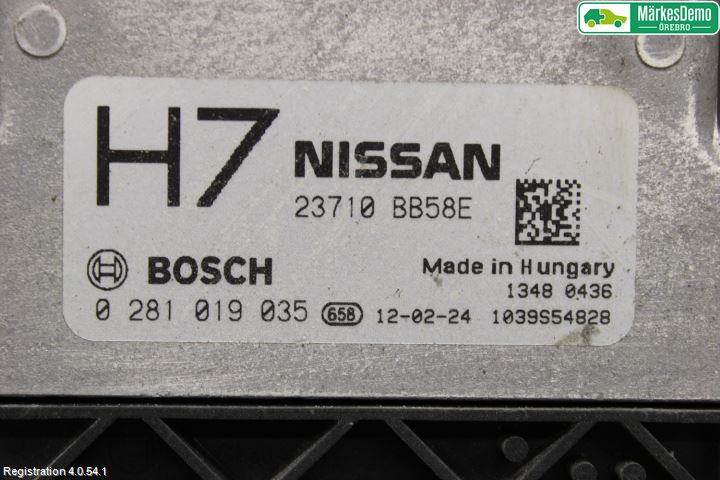 Nissan QASHQAI 10-14 Styreenhet Innsprøytning