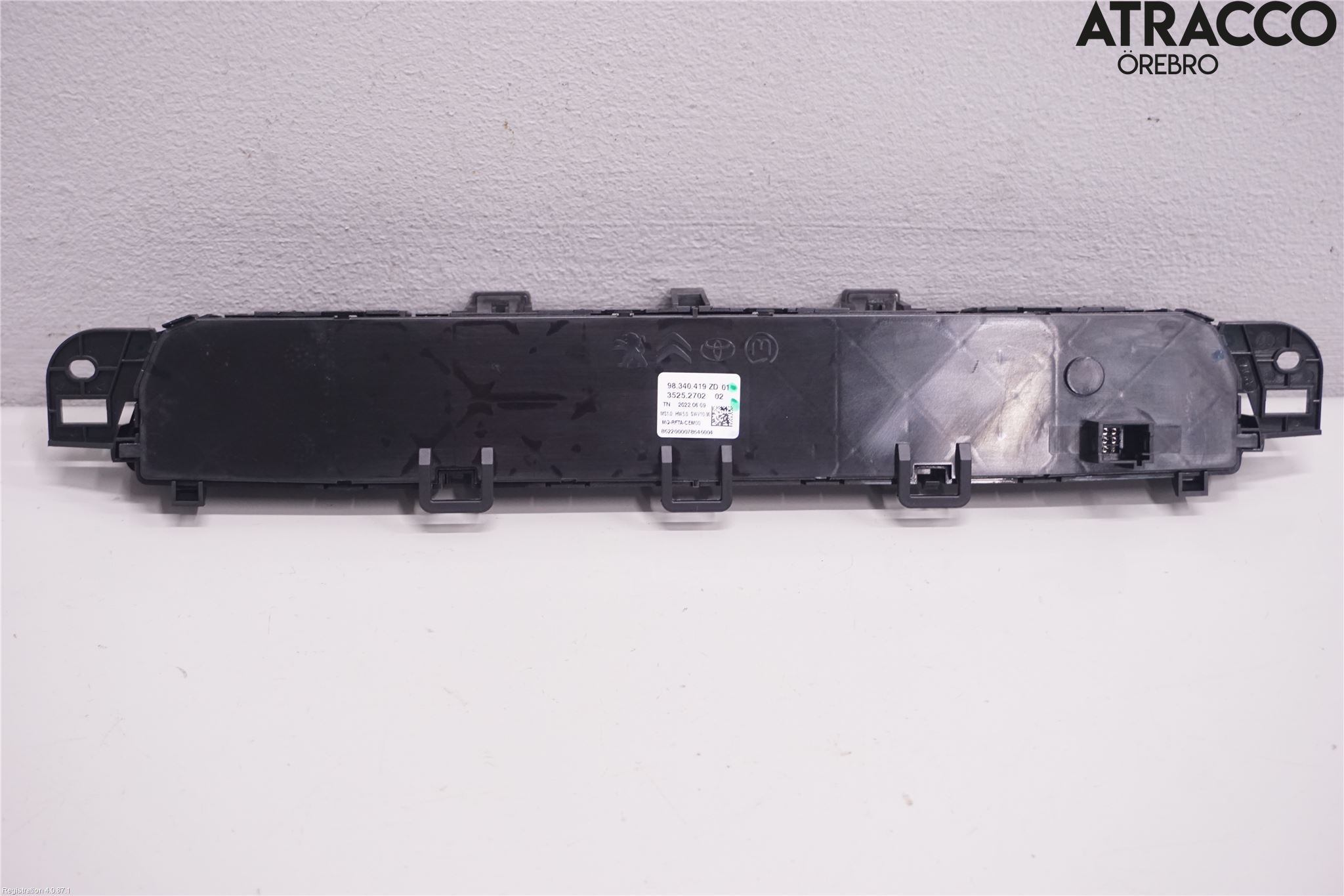 Citroen BERLINGO/E-BERLINGO 19- Varme Ac Betjening-Display
