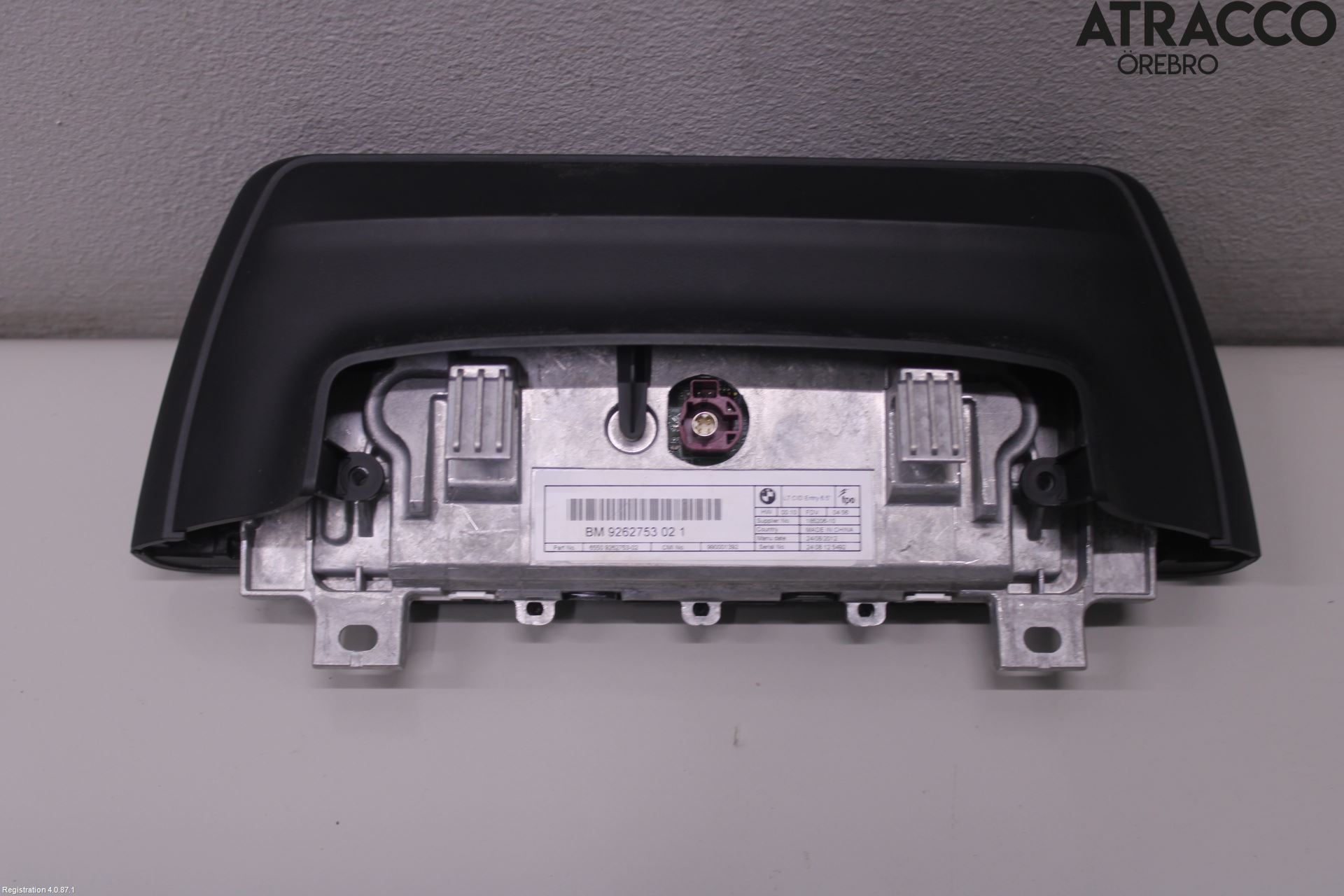 BMW 3 F30/F31/F80 12-19 Instr Skjerm Dvd-Gps-Ac-Tlf