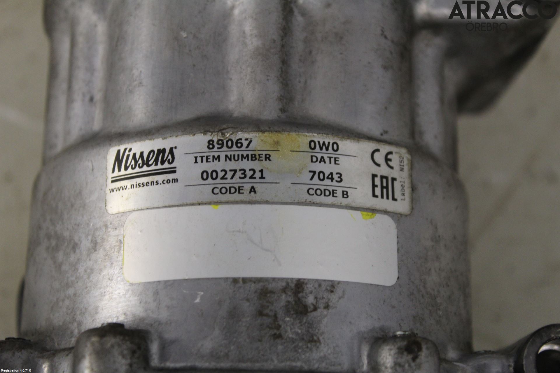 Peugeot 308 08-13 Varme Ac Kompressor