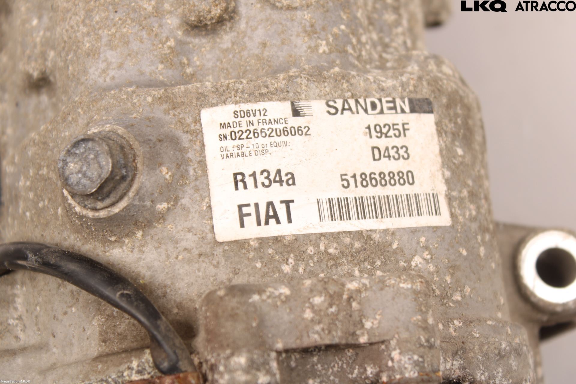 Fiat DOBLO CARGO Varme Ac Kompressor