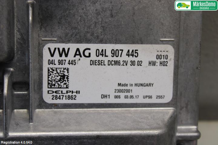 Volkswagen VW TRANSP/CARAVELLE (T6) 16-22 Styreenhet Innsprøytning