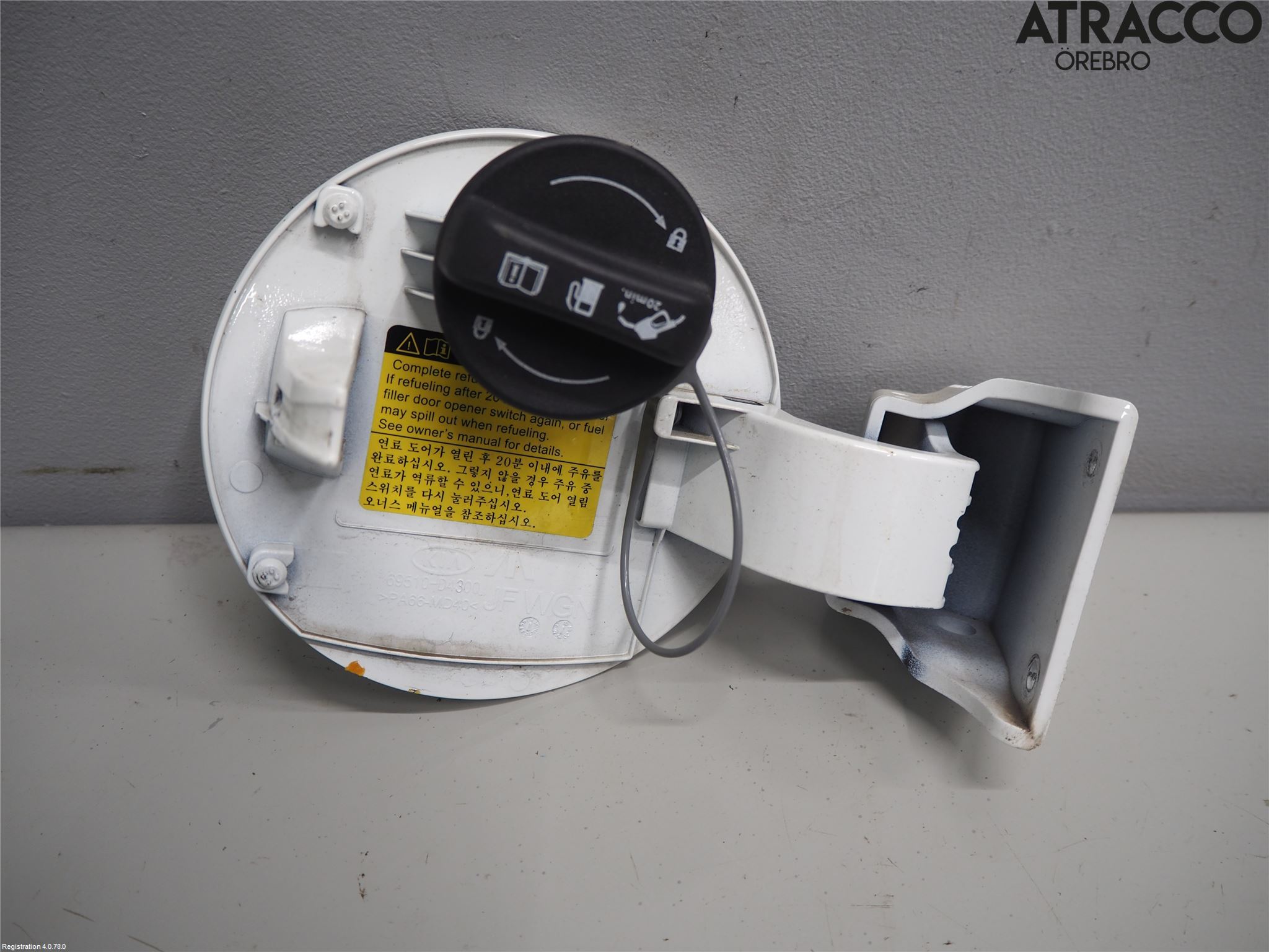 Kia OPTIMA 16-20 Drivstoff Tankluke