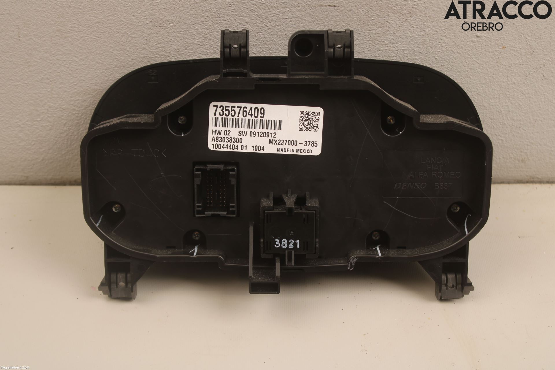 Fiat 500 07- Varme Ac Betjening-Display