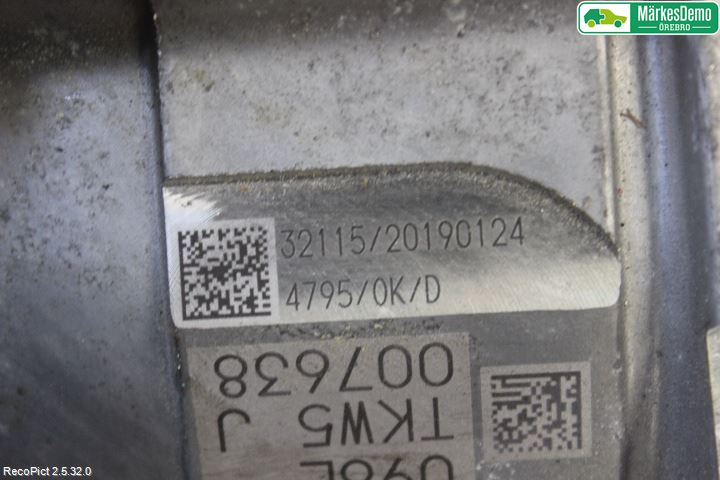 Kia PICANTO 17- Gearkasse 5 Trinn