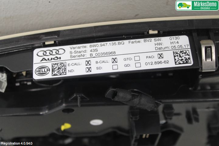 Audi A5 17- Innr Taklys