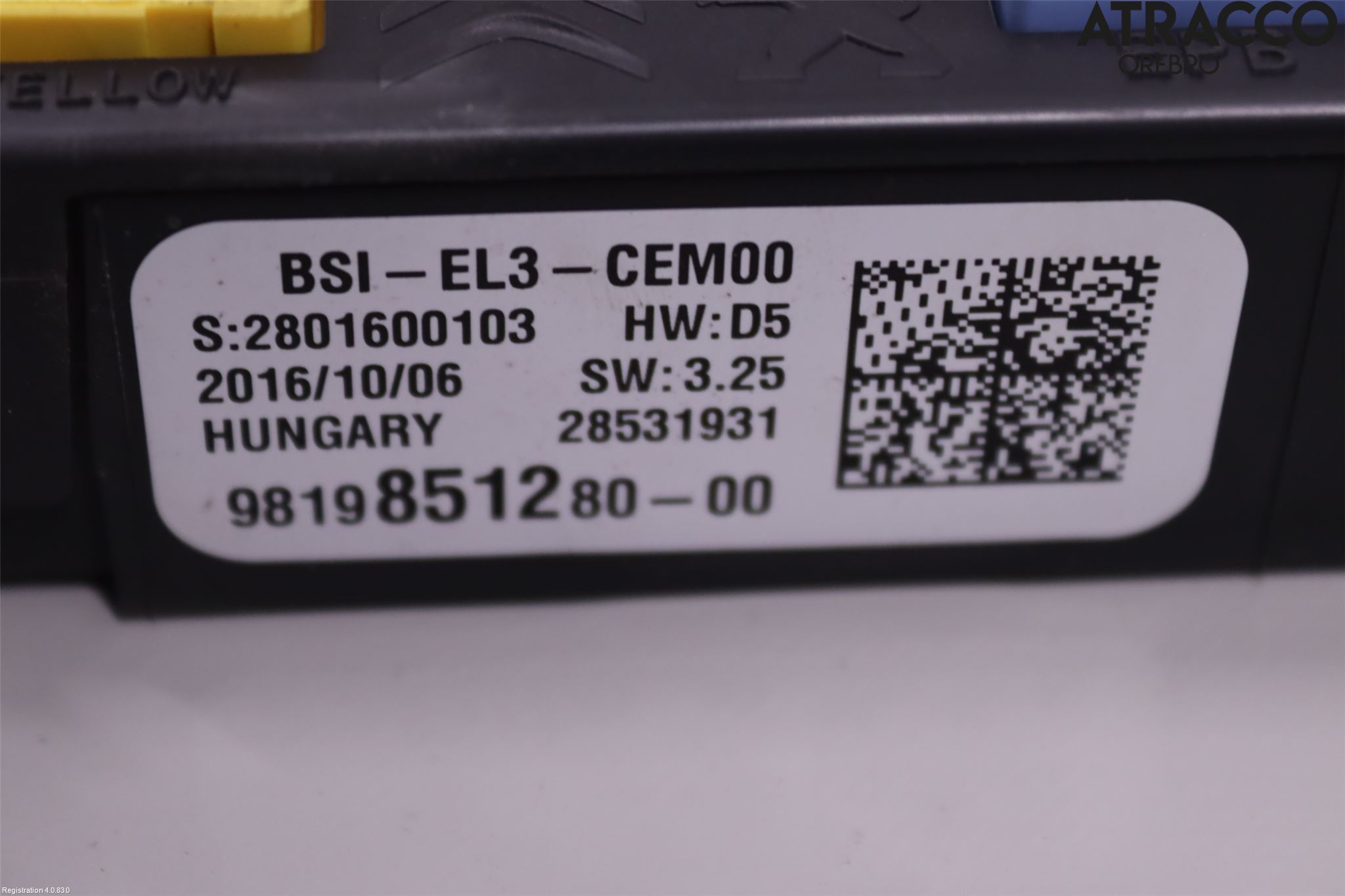 Peugeot EXPERT 15-16 Sikringsboks - Elsentral