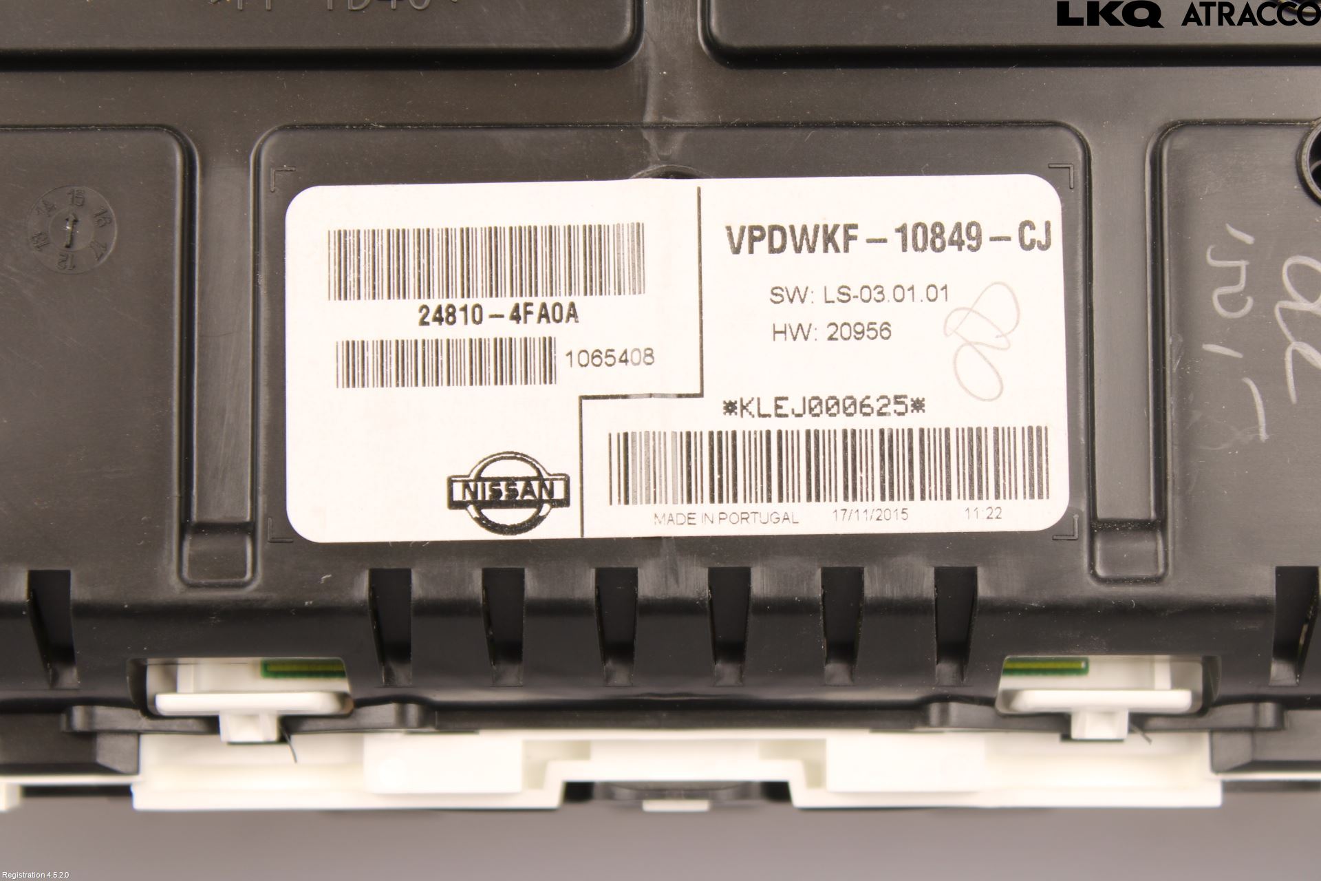 Nissan E-NV200/EVALIA Instr Kombinert