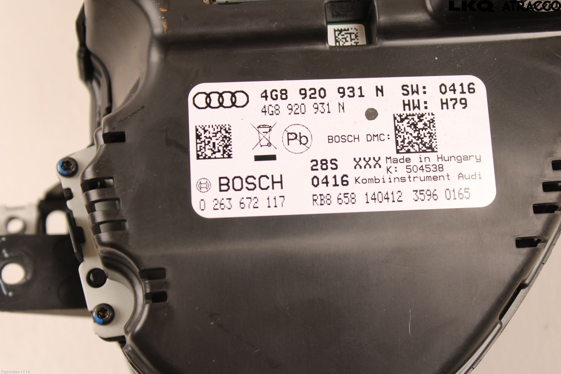 Audi A6/S6 4G 11-18 Instr Kombinert