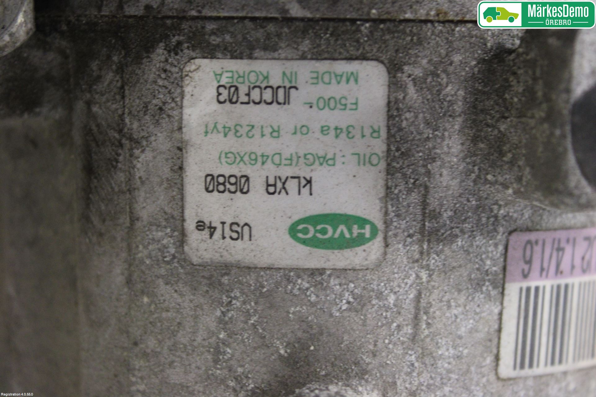 Kia CEED 12-18 Varme Ac Kompressor