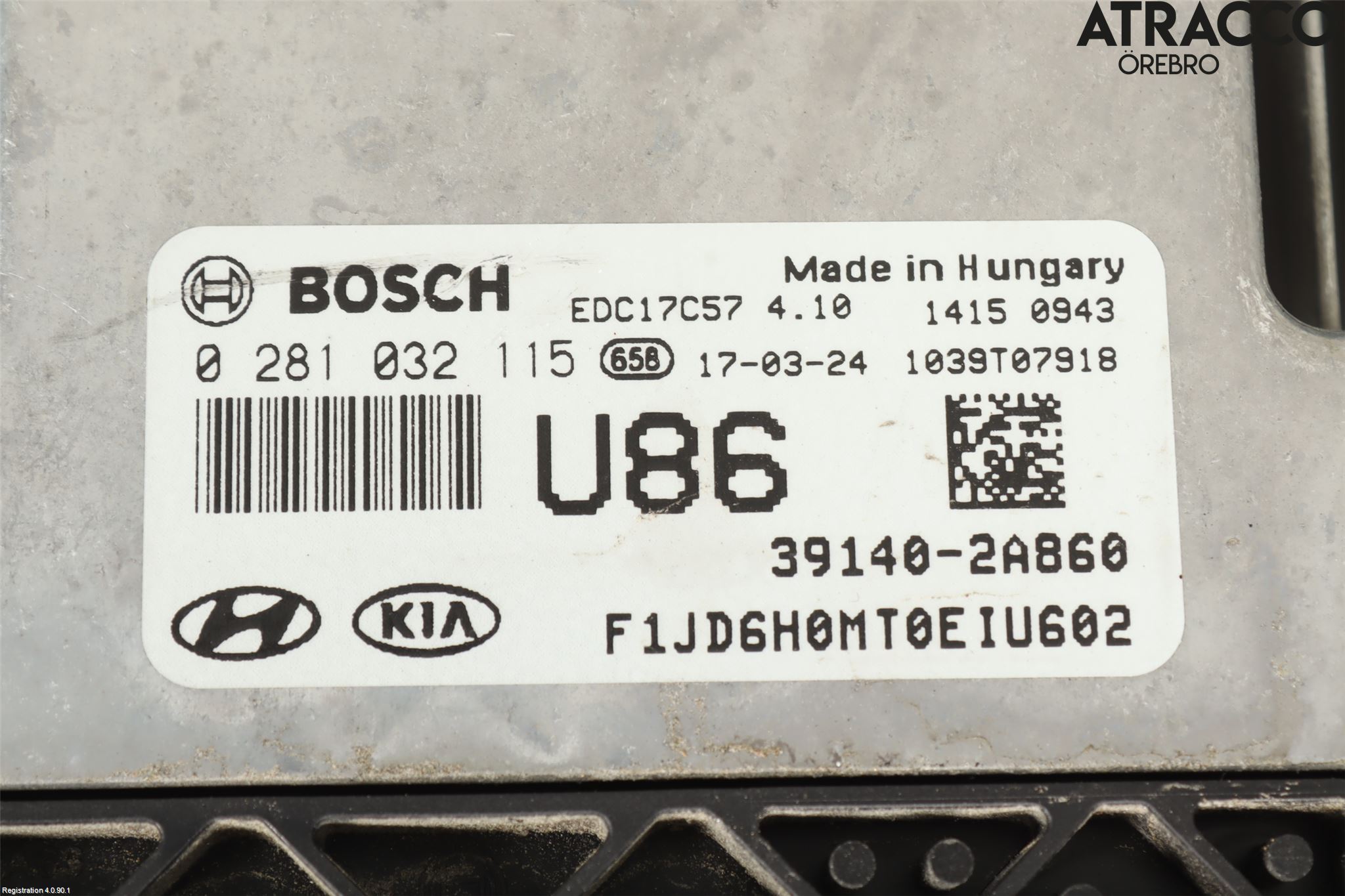 Kia CEED 12-18 Styreenhet Dieselpumpe