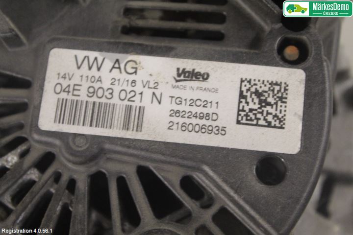Volkswagen VW POLO 10-17 Dynamo