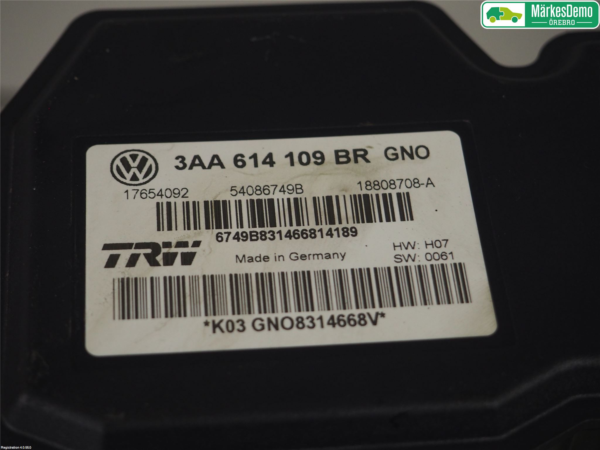 Volkswagen VW PASSAT 11-14 Abs Hydraulikkaggregat