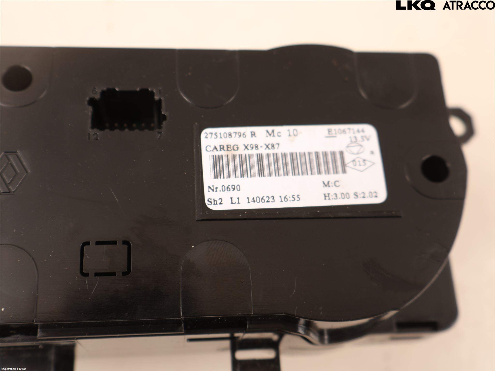 Renault CLIO IV 12-16 Varme Ac Betjening-Display