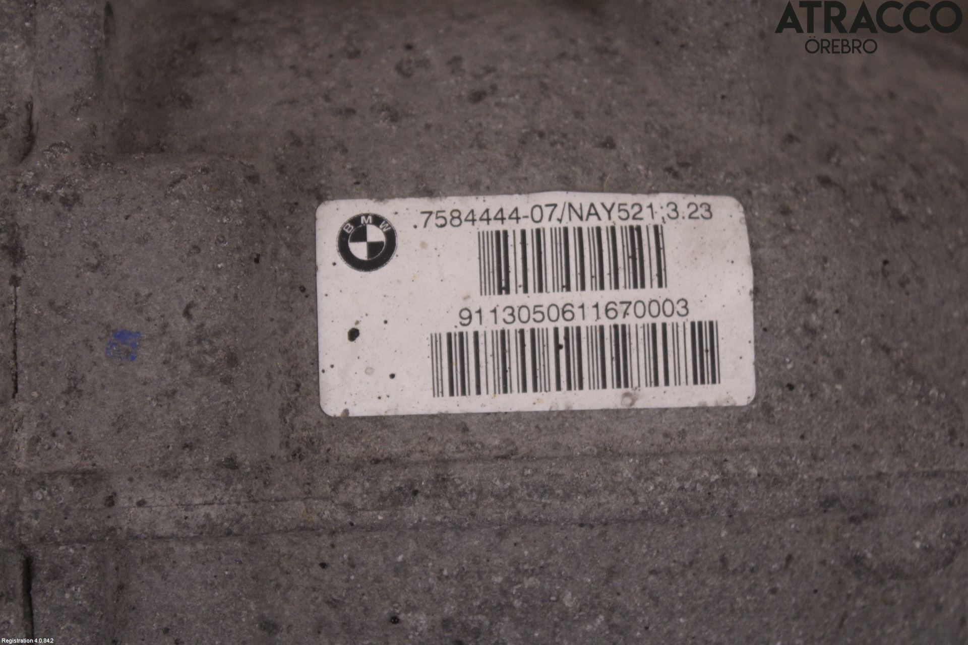 BMW 5 F10/F11/F18 09-17 Bakaksel Kardang Bak -Diff