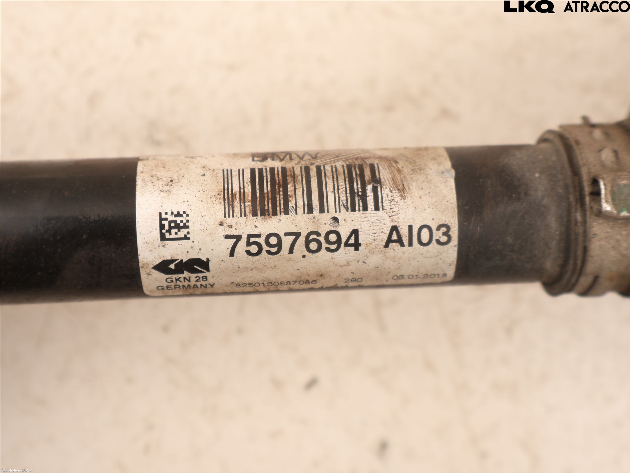 BMW 1 F20/F21 11-19 Drivaksel Foran Kompl Høyre