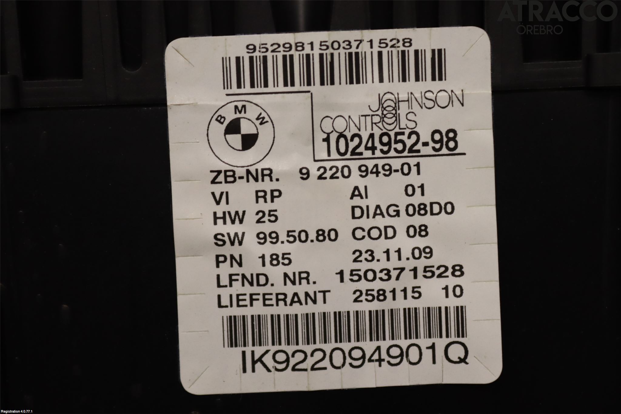 BMW 1 E87/81 5D/3D 03-11 Instr Kombinert