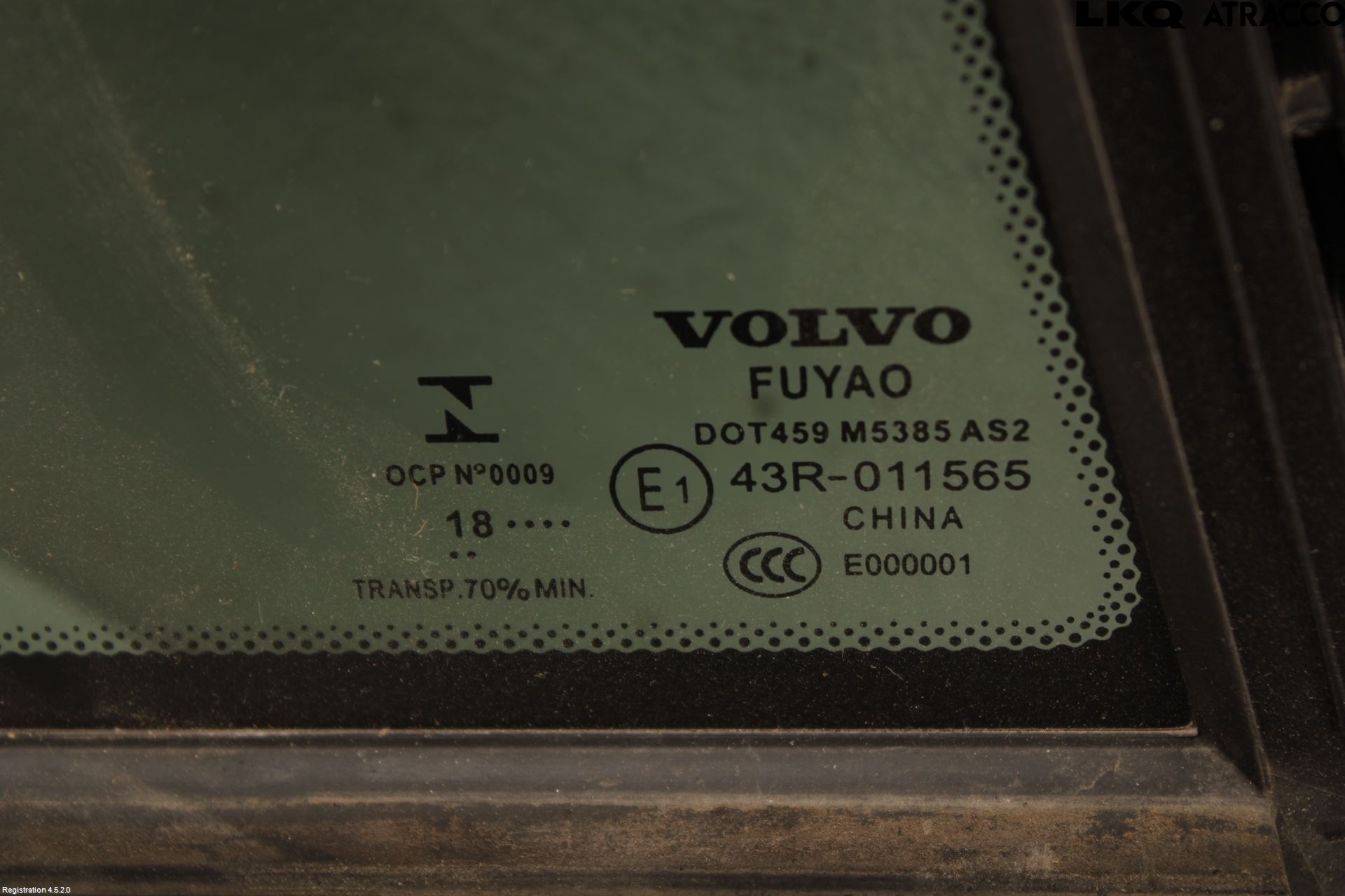 Volvo V60 19- Dørrute Bak Høyre Trekant 4D
