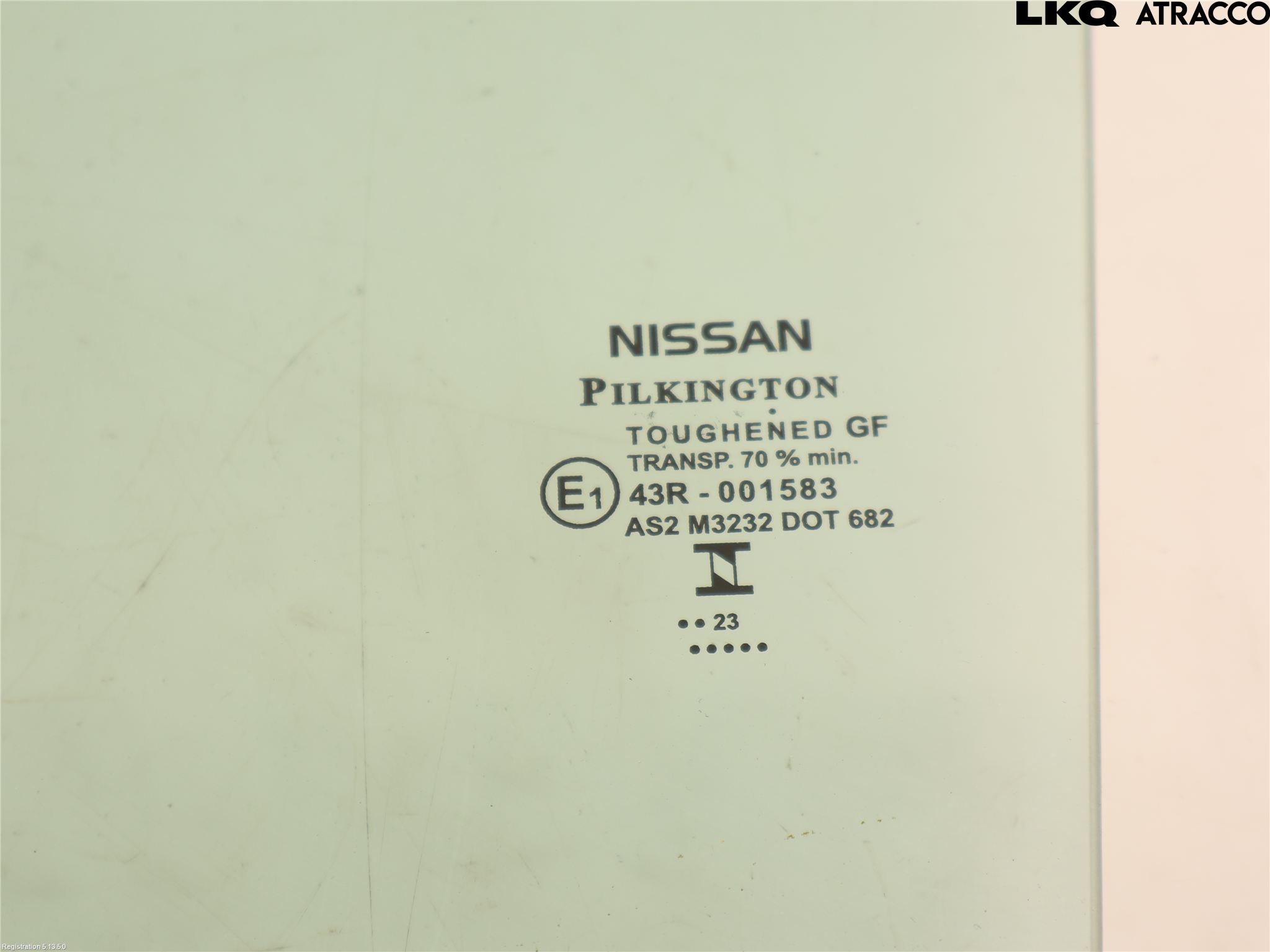 Nissan LEAF 18- Dørrute Bak Venstre 4Dørs