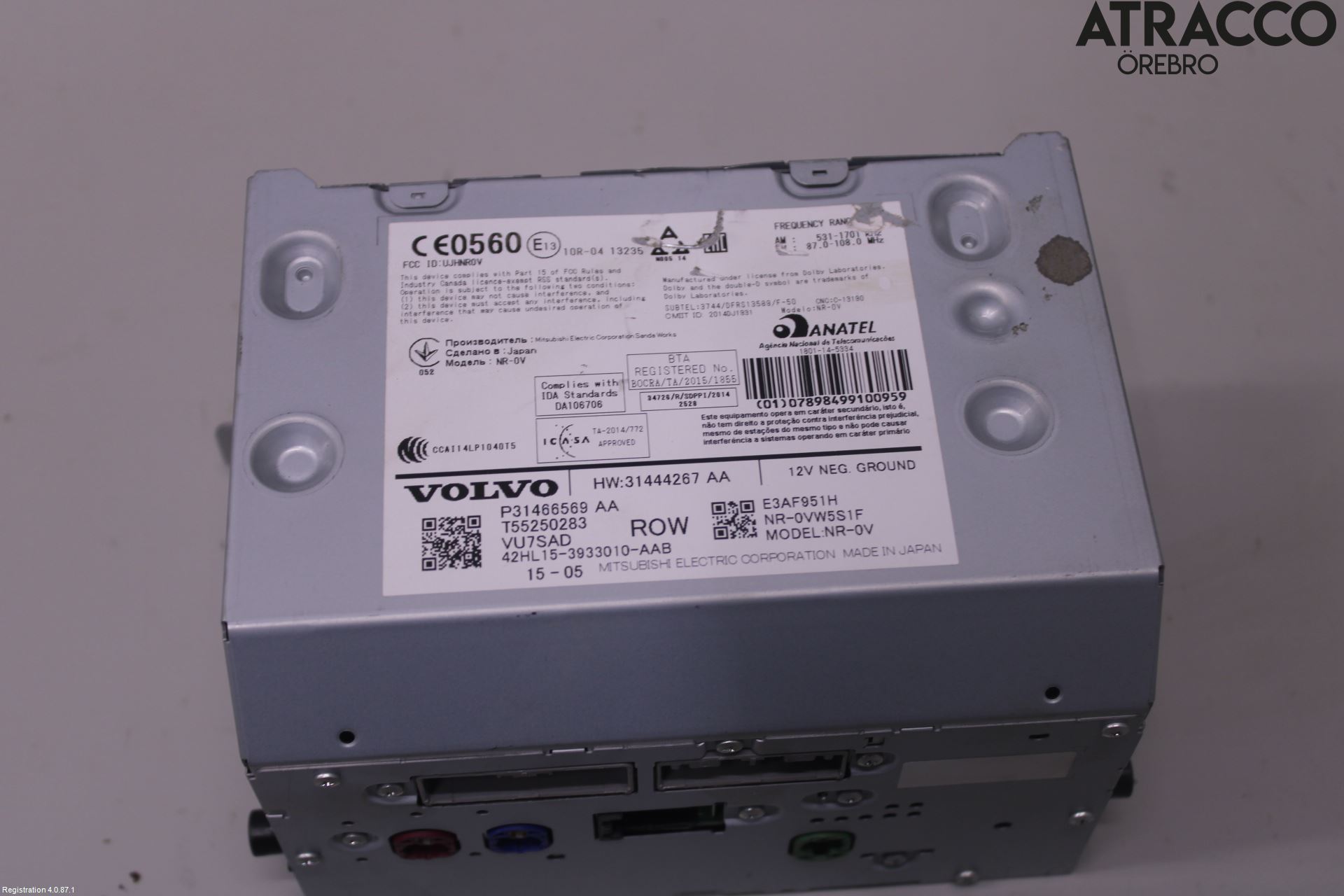 Volvo XC90/RECHARGE 16- Stereo Radio