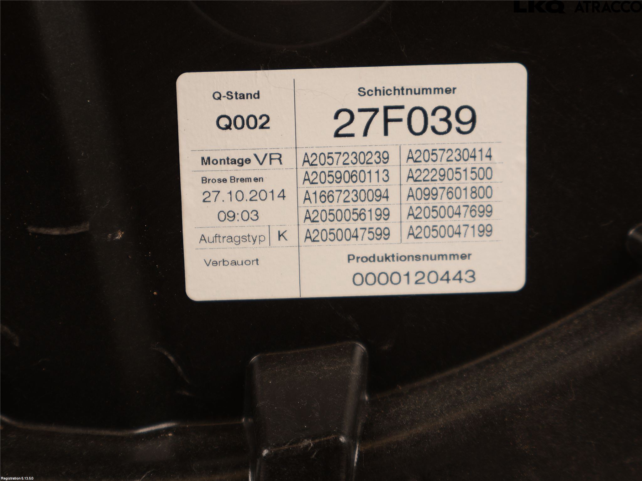 Mercedes-Benz MB C-KLASS (W205) 14-21 Vindusheis