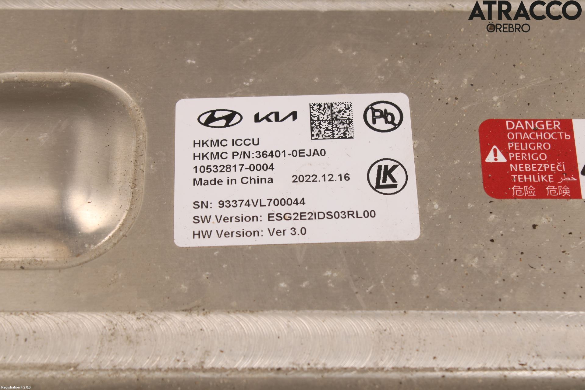 Kia NIRO (SG2) 23- Batterilader Hybrid