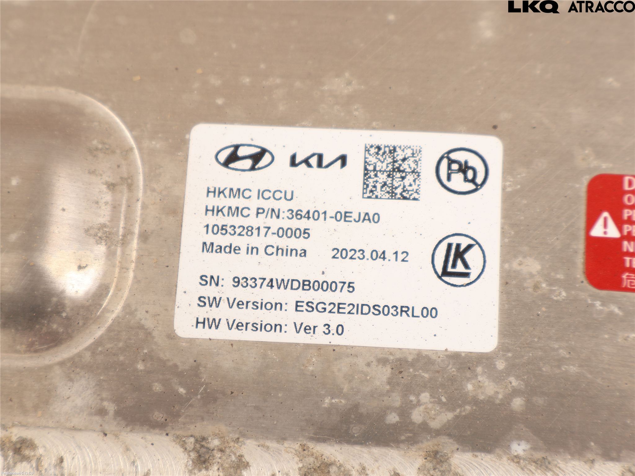 Kia NIRO (SG2) 23- Batterilader Hybrid