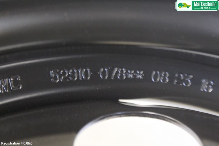 Kia PICANTO 12-17 Hjul Reservehjul Minitype