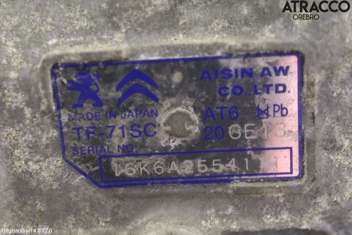 Peugeot 308 14-21 Gearkasse Automat