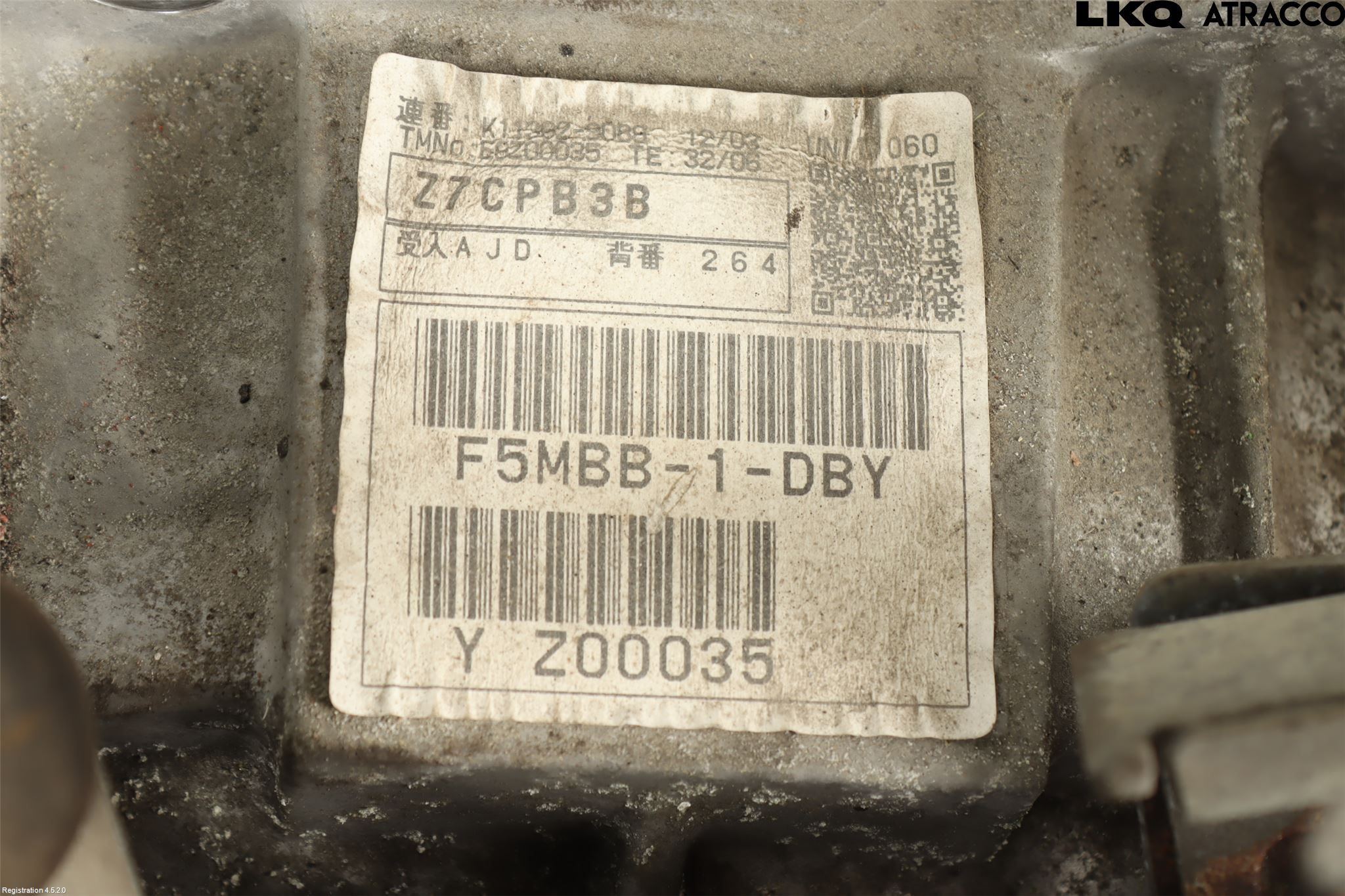 Mitsubishi LANCER 07-14 Gearkasse 5 Trinn