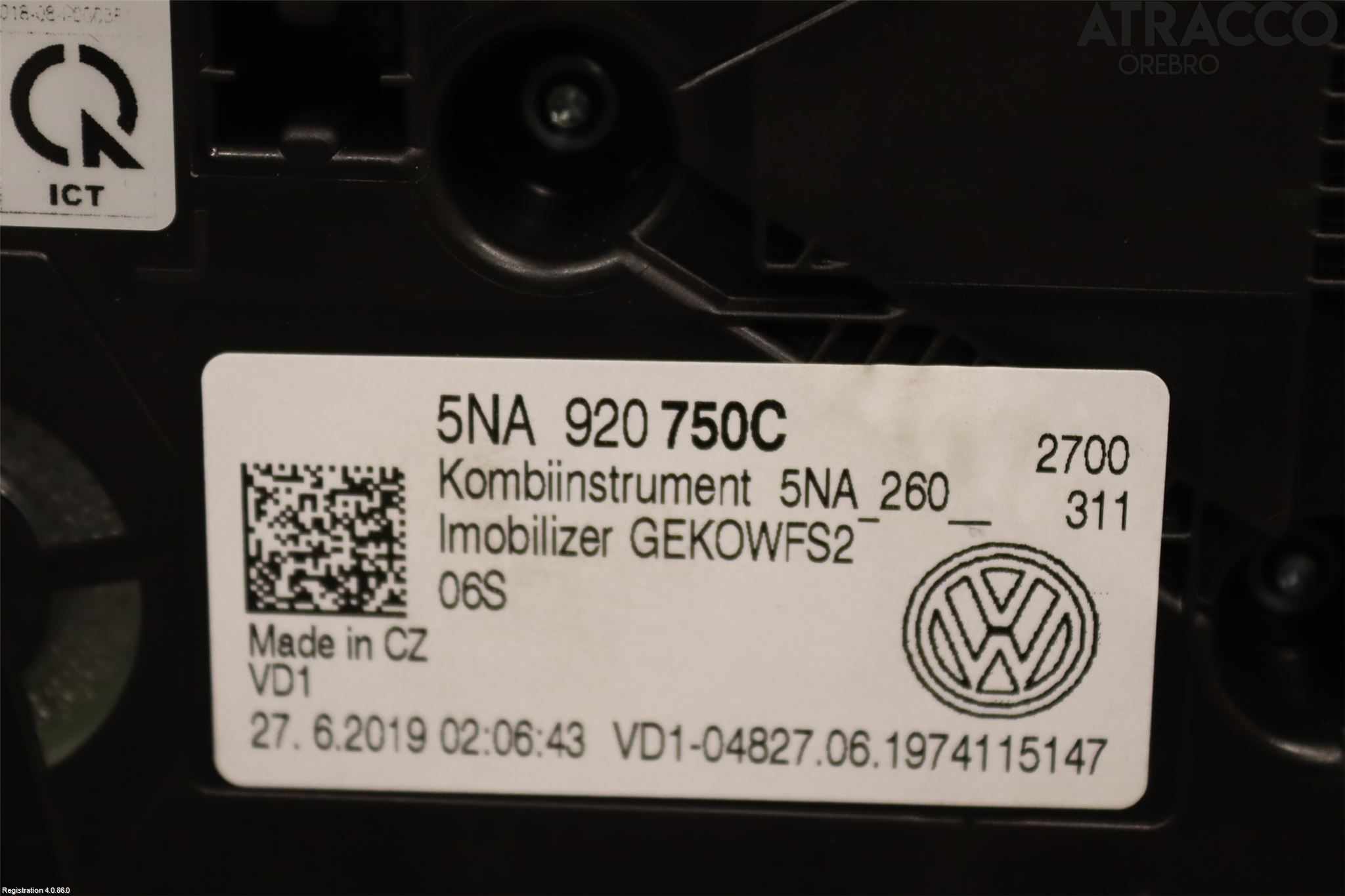 Volkswagen VW TIGUAN 16-24 Instr Kombinert