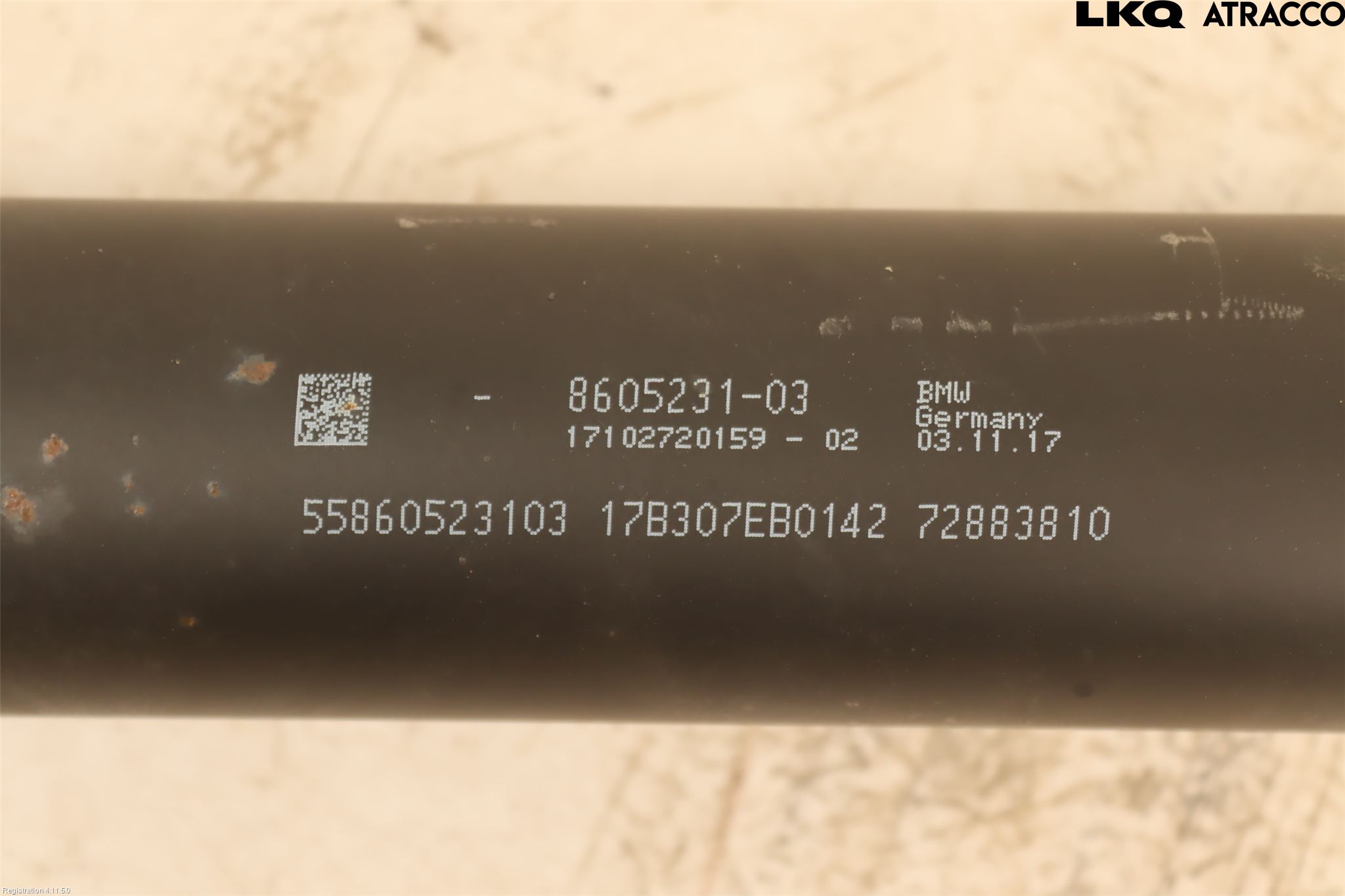 BMW 3 F30/F31/F80 12-19 Mellomaksel Kompl