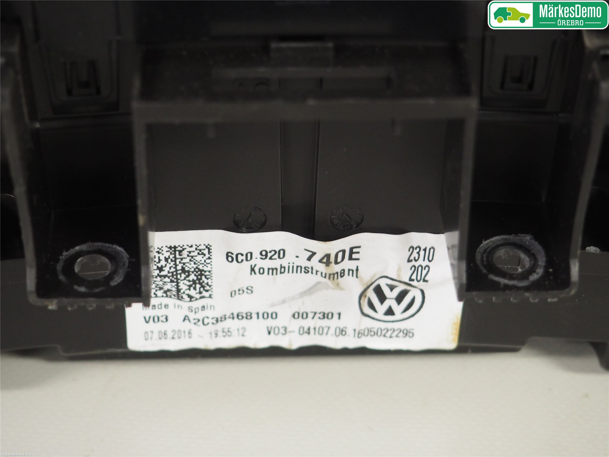 Volkswagen VW POLO 10-17 Instr Kombinert