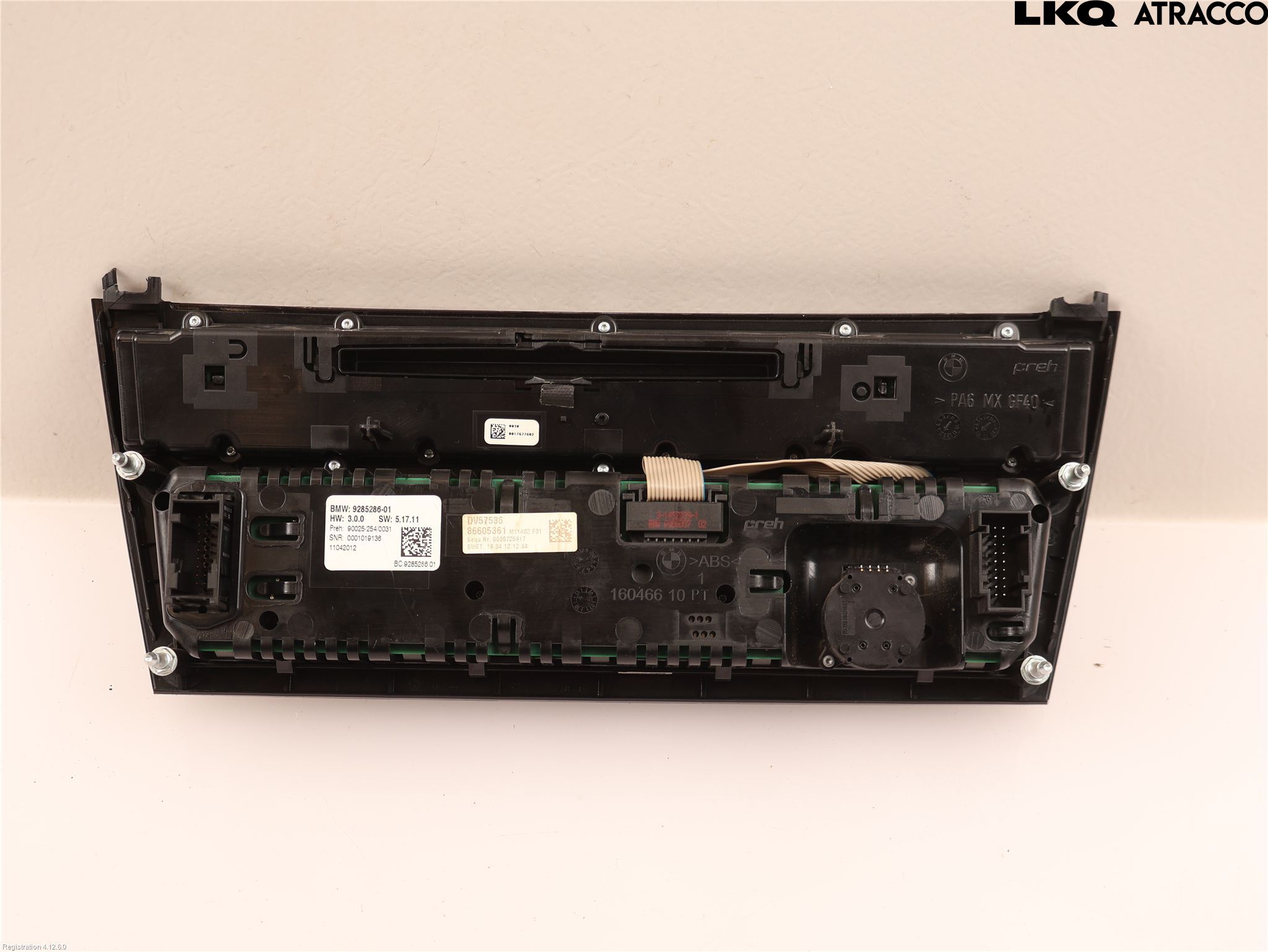 BMW 7 F01/02/03/04 09-15 Varme Ac Betjening-Display