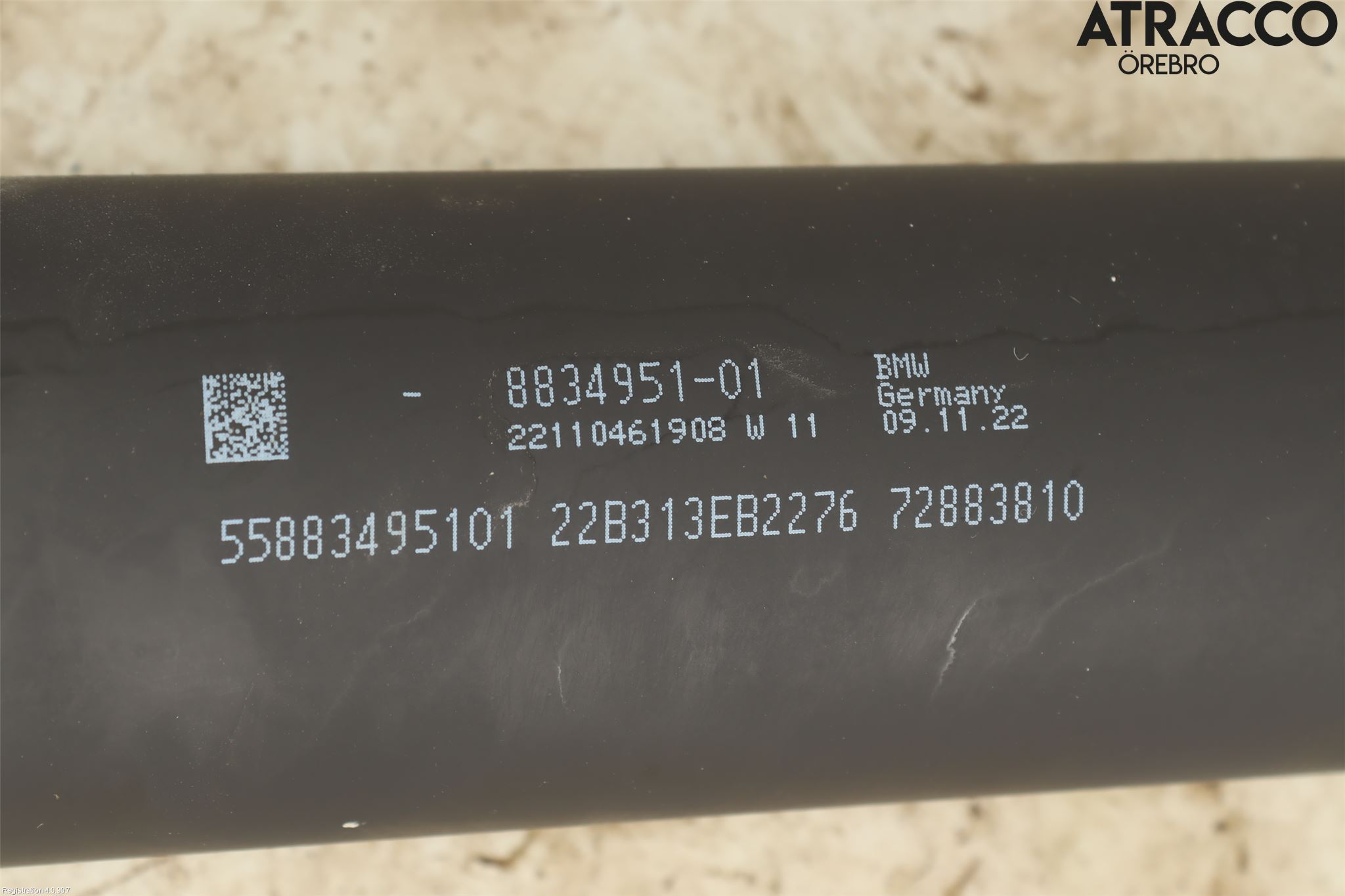 BMW 3 G20/G21/G80/G81 19- Mellomaksel Bakre