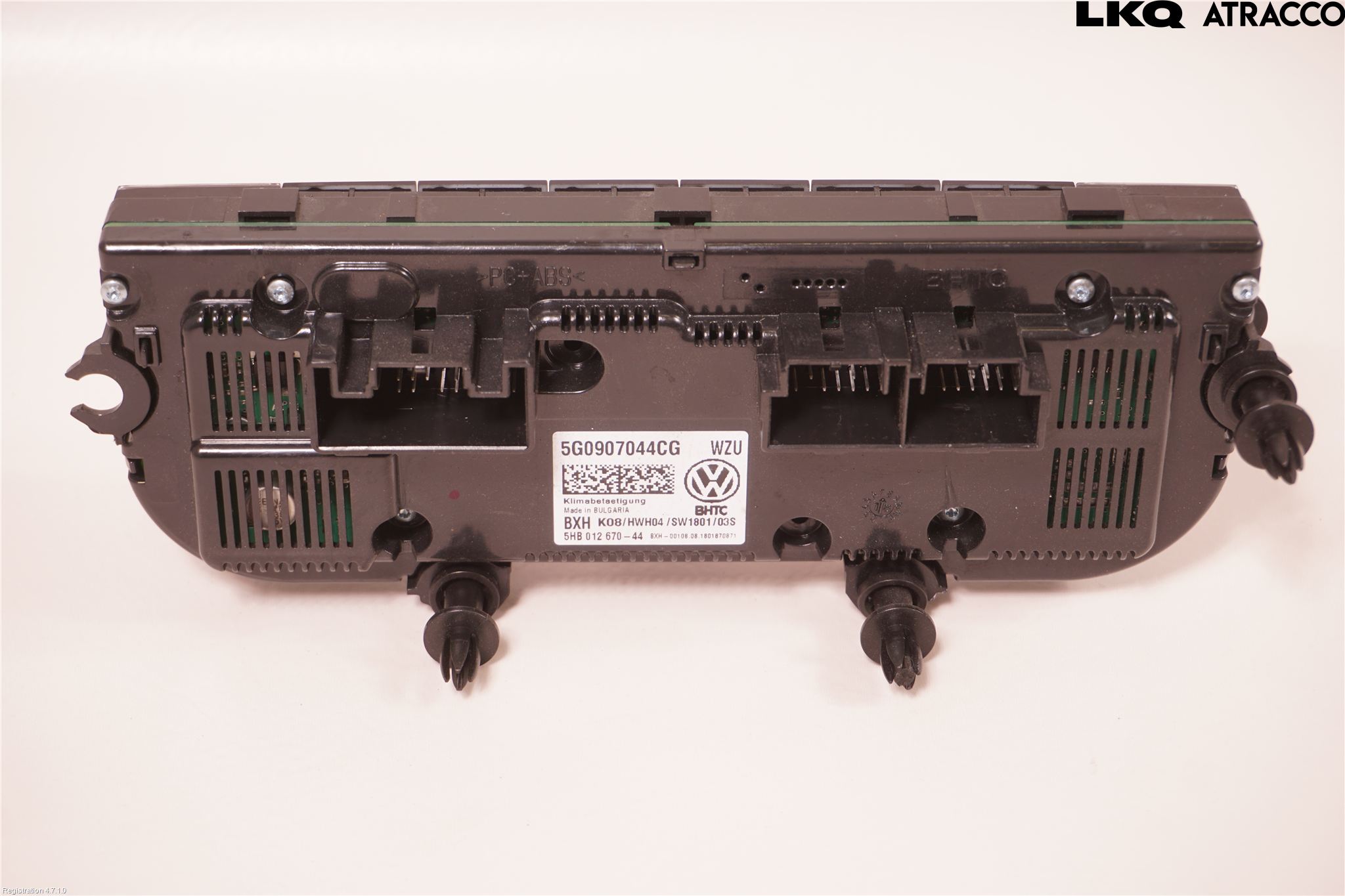 Volkswagen VW GOLF / E-GOLF VII 13-20 Varme Ac Betjening-Display