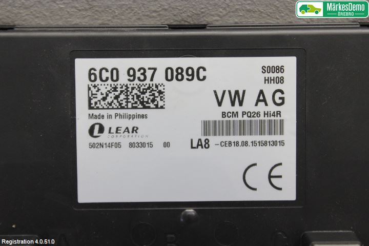 Volkswagen VW POLO 10-17 Styreenhet Klima