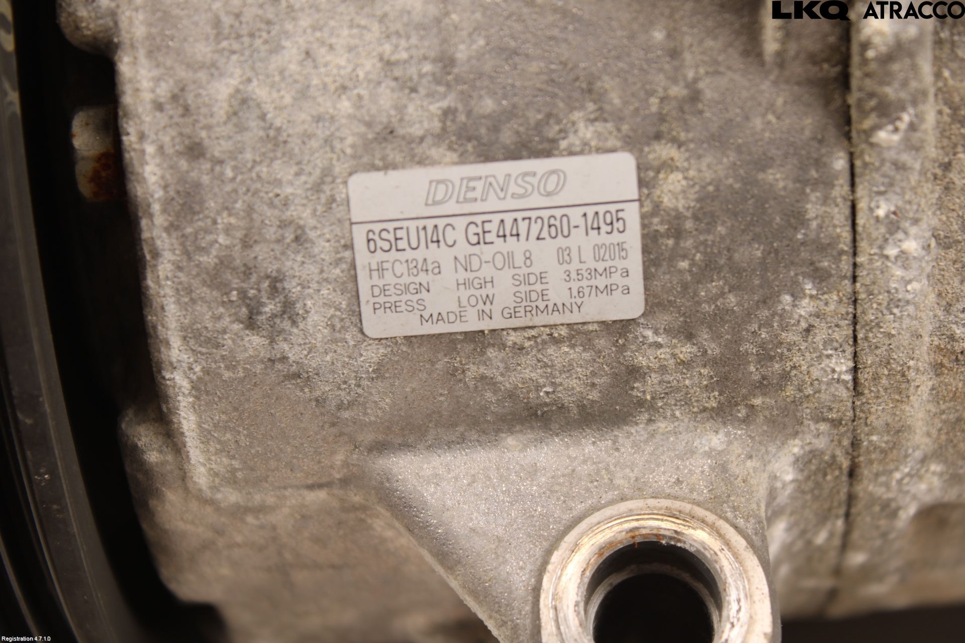 Toyota AURIS 07-09 Varme Ac Kompressor