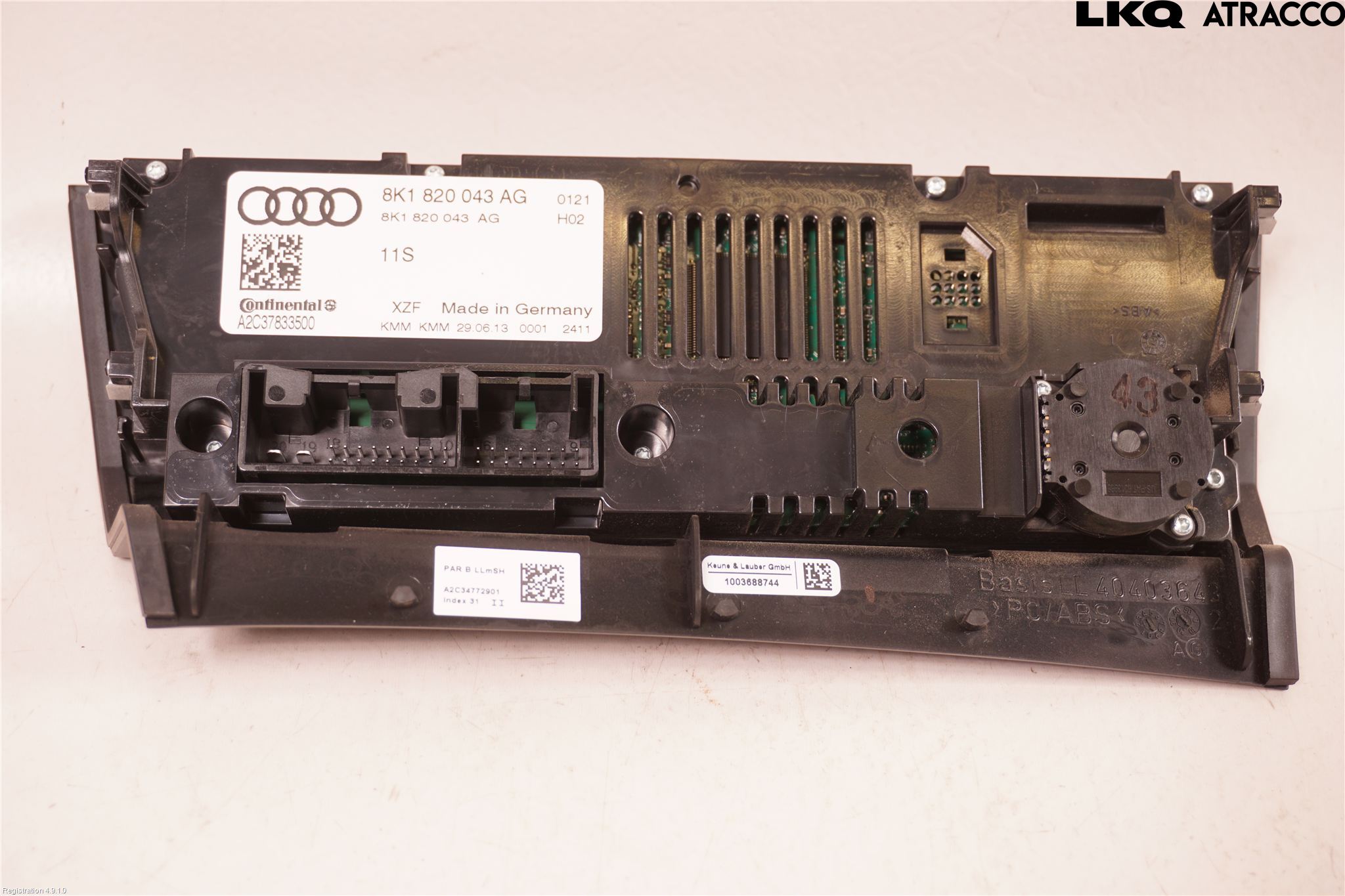 Audi A4 12-15 Varme Ac Betjening-Display