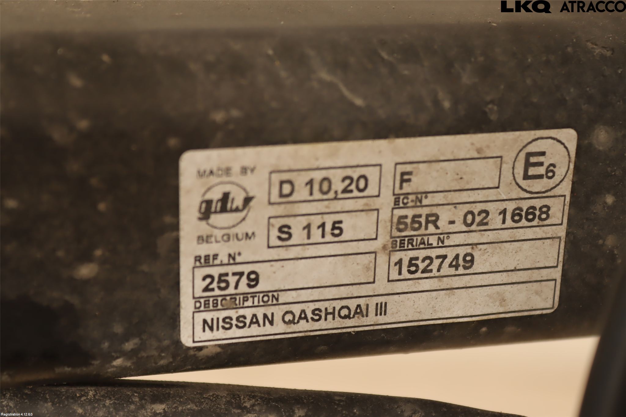 Nissan QASHQAI 21- Tilhengerfeste