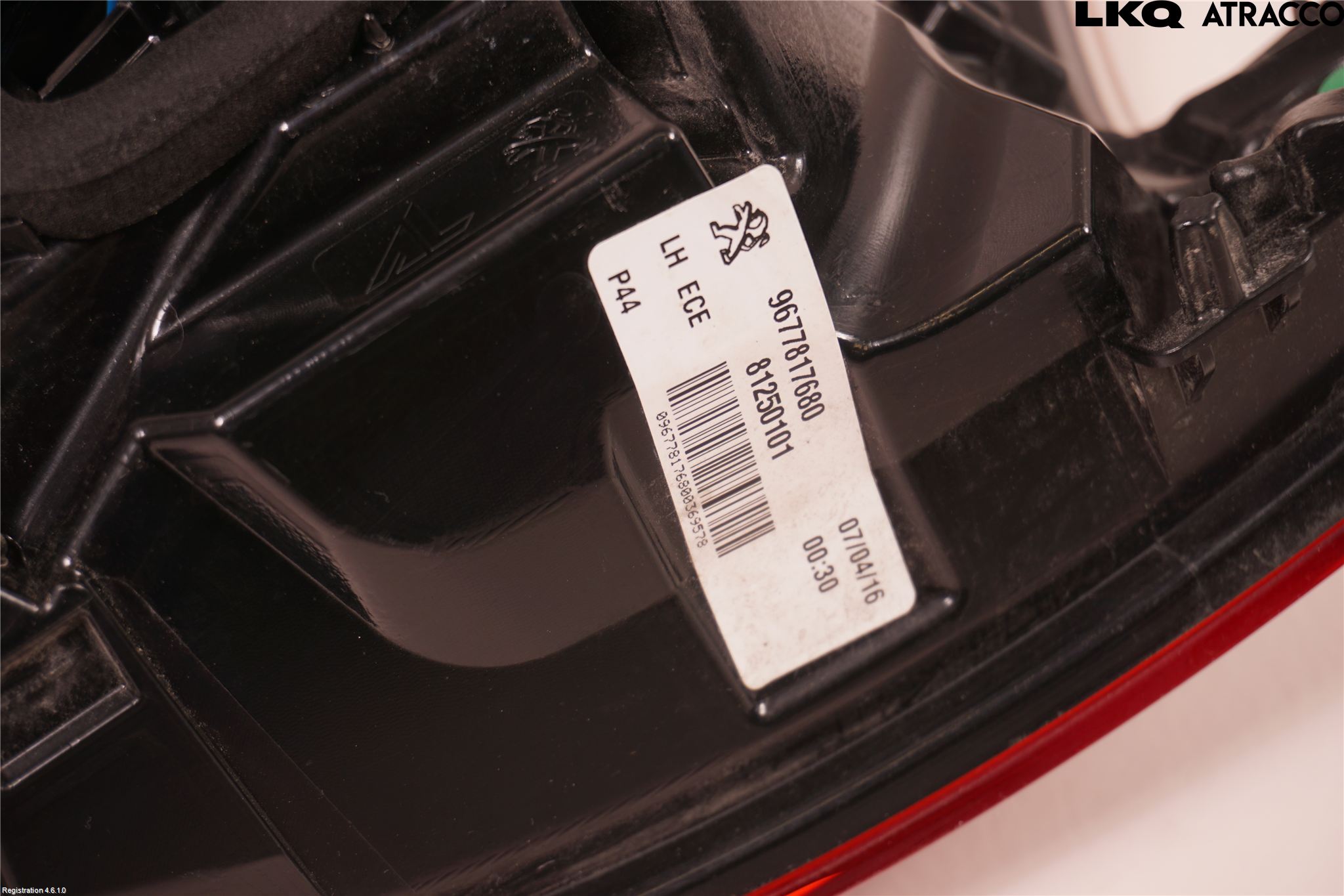 Peugeot 308 14-21 Baklykt Venstre