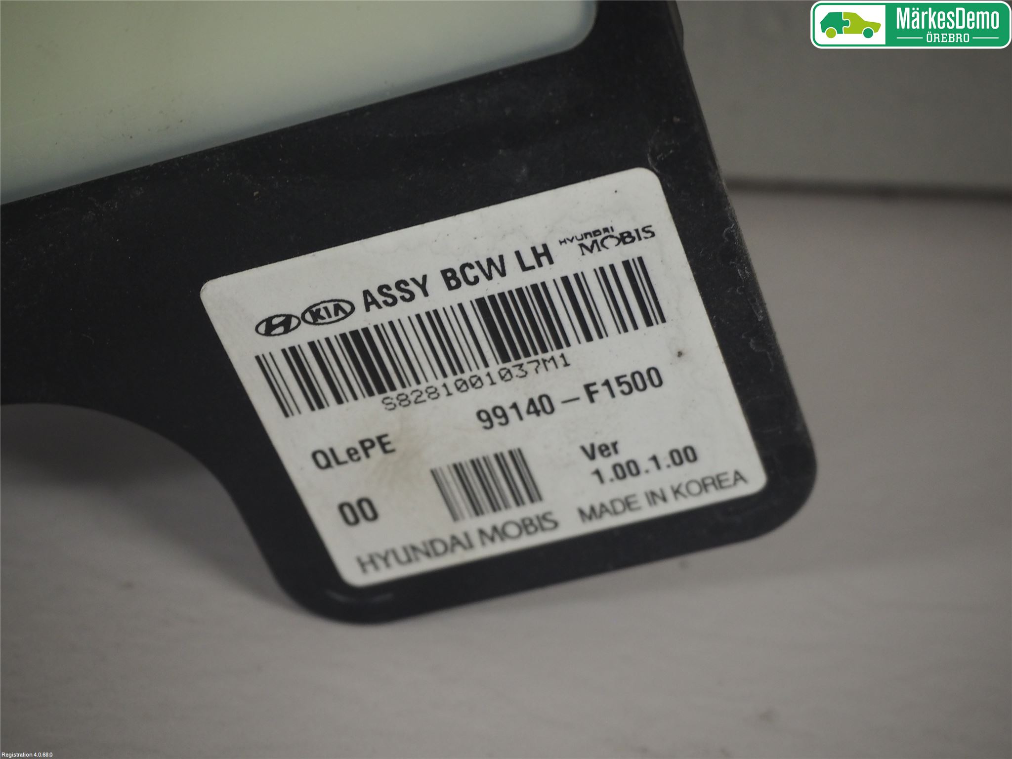 Kia SPORTAGE (QL) 16-21 Sensor Kollisjonsbeskyttelse