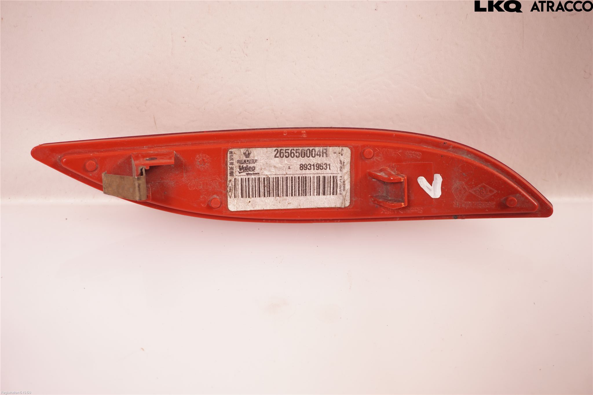Renault MEGANE III 09-15 Refleks Bak