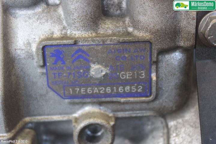 Peugeot 2008 13-20 Gearkasse Automat