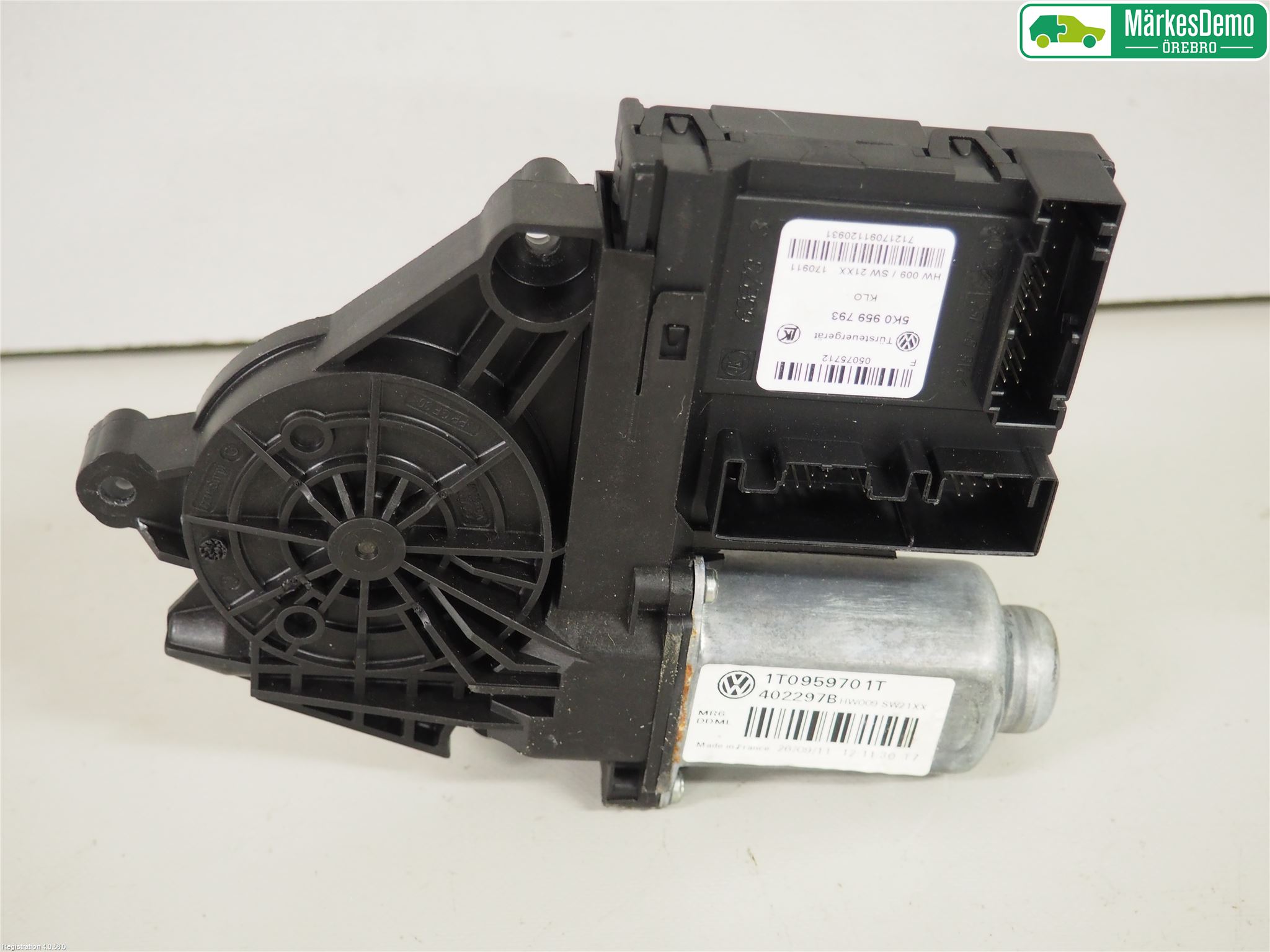 Volkswagen VW TOURAN 10-15 Vindusheismotor