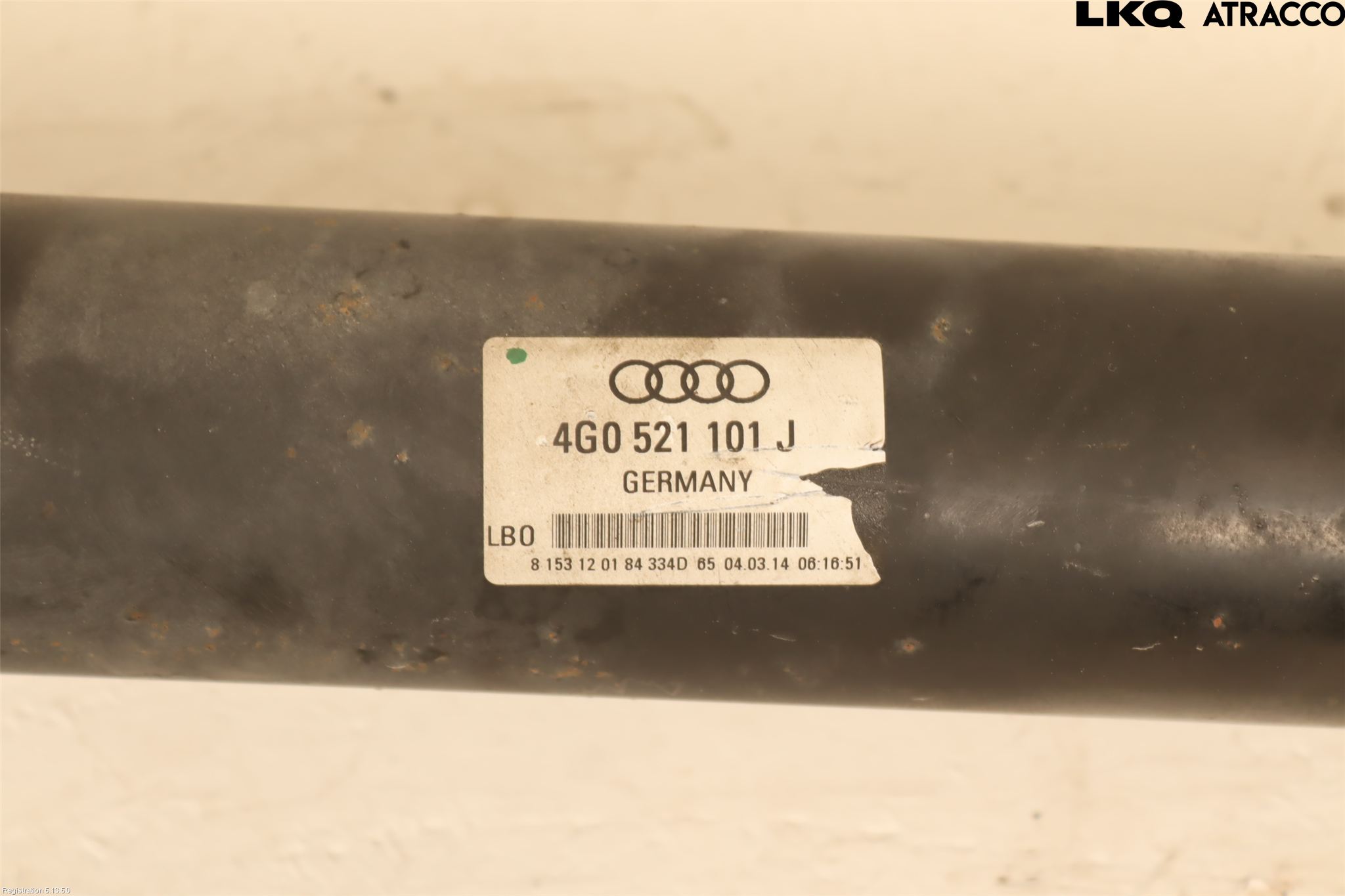 Audi A7/S7 4G 11-17 Mellomaksel Kompl